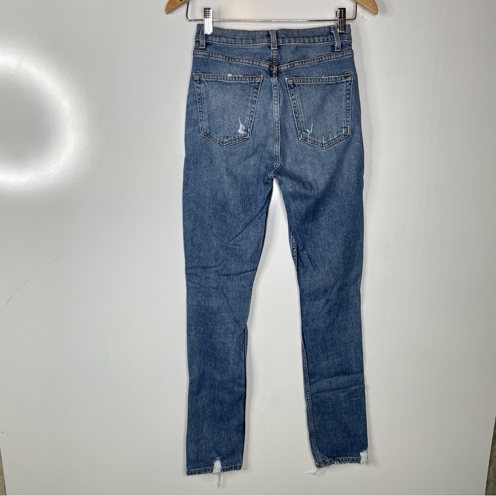 Reformation Hepburn Jeans in Rainier Wash Size 24‎ - Picture 4 of 8
